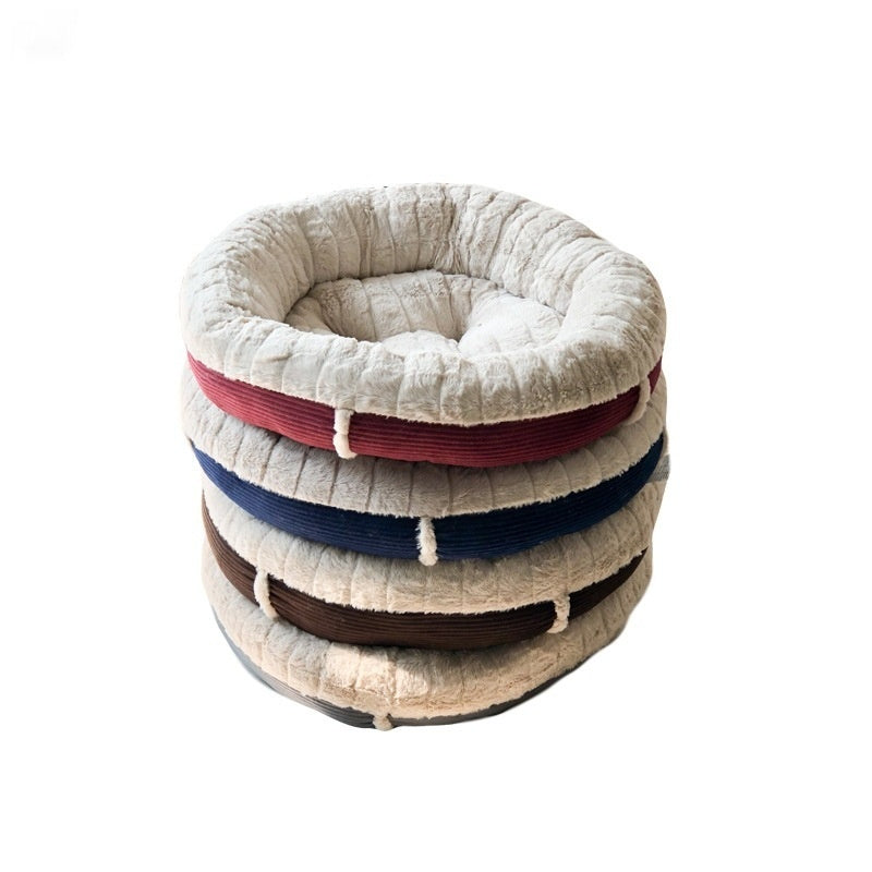 Coussin en peluche pour chien